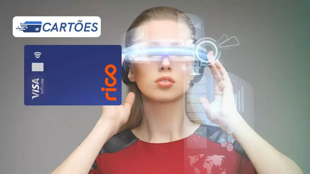 Cartão de crédito Rico: tenha os melhores benefícios que um cartão de crédito pode garantir 1 RICO BLOG DINDSBR 1 1iAKKR com mascara